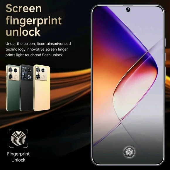 Note40 Pro Smartphone - Black, Gold, Green